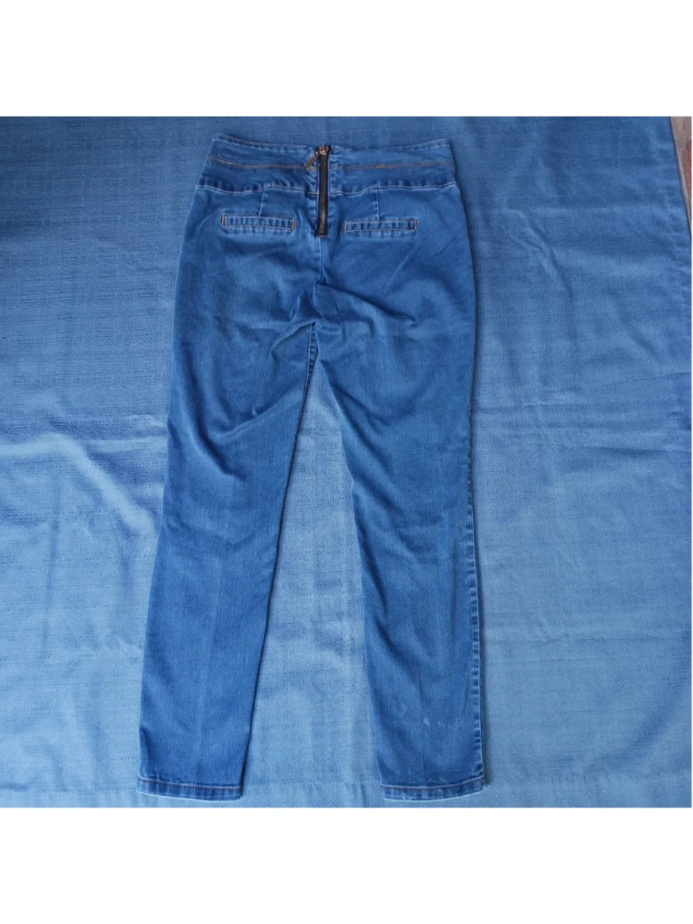 Bisou Bisou Michele Bohbot Jeans Womens 6 Skinny Fit Shaping Indigo Denim